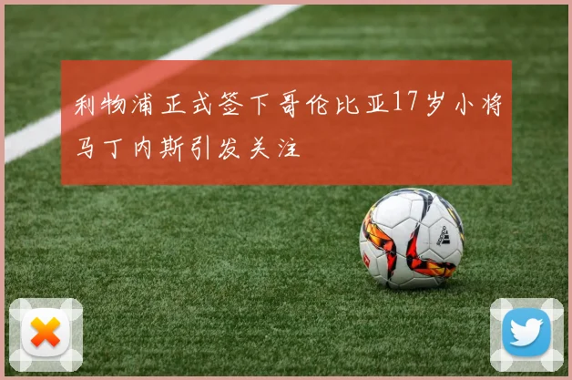 利物浦正式签下哥伦比亚17岁小将马丁内斯引发关注
